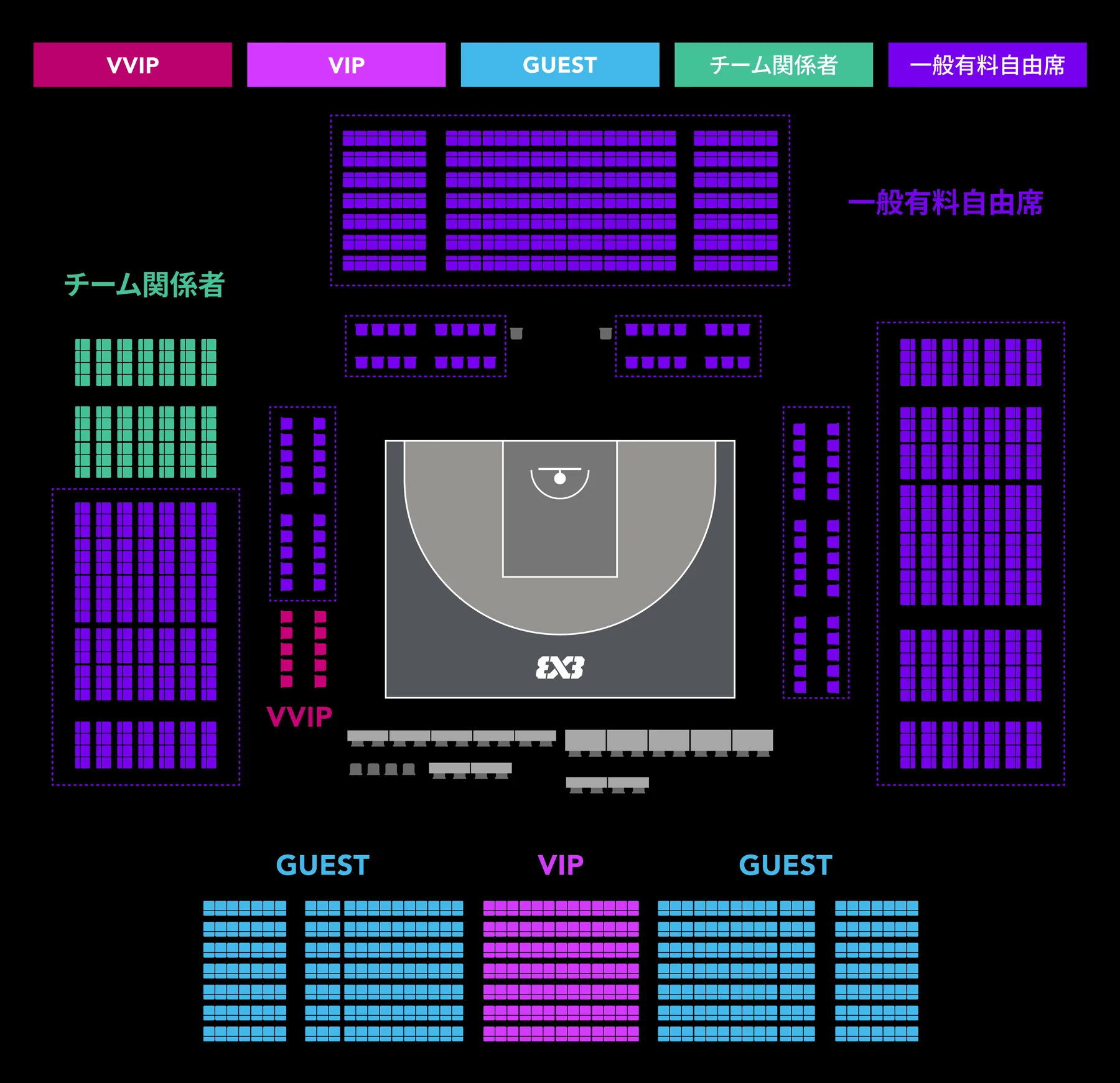 高崎アリーナ 会場案内図